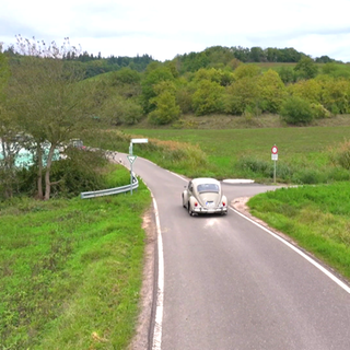 Die Kreisstraße 85 in Altenbamberg