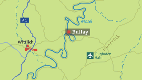 Karte von Bullay