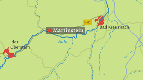 Karte von Martinstraße