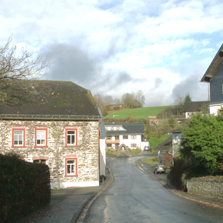 Die Hauptstraße von Gillenbeuren