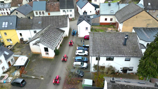 Die Brunnenstraße in Meerfeld