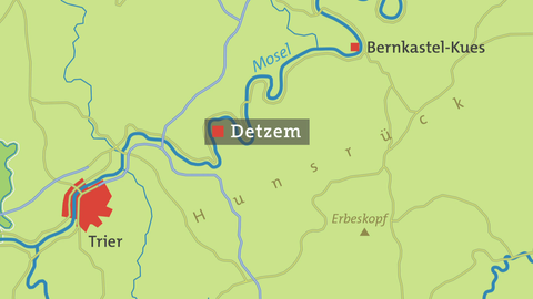 Karte von Detzem