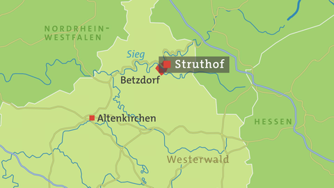 Karte von Betzdorf