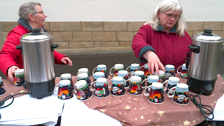 Margot Eckel und Petra Werner