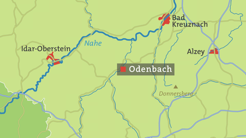 Karte von Odenbach