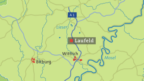 Karte von Laufeld