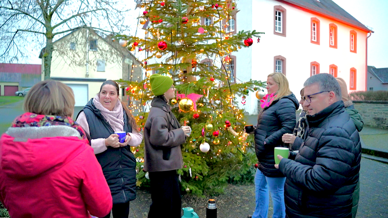 Mitglieder der Gruppe „Dorf-Aktiv“