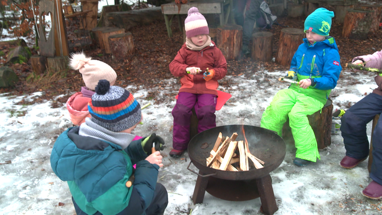 Wald-Kita-Gruppe vom Kindergarten Sankt Vinzenzius