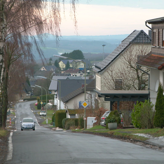 Die Hauptstraße in Malberg