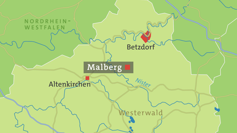 Karte von Malberg