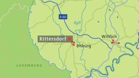Karte von Rittersdorf