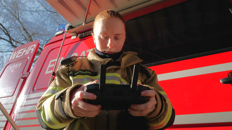 Drohnenpilotin Felippa Hoffmann