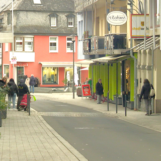 Die Hauptstraße in Gerolstein