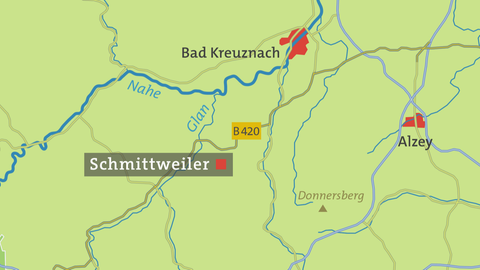 Karte von Schmittweiler