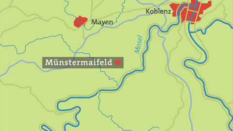 Karte von Münstermaifeld