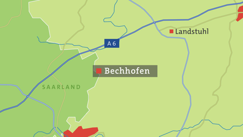 Karte von Bechhofen