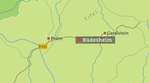 Karte von Büdesheim