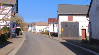Die Blankenheimer Straße in Ohlenhard