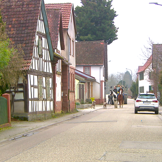 Die Hauptstraße in Vollmersweiler