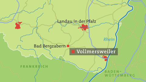 Karte von Vollmersweiler