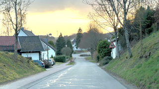 Die Schulstraße in Wallenborn