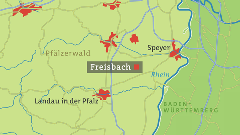 Karte von Freisbach
