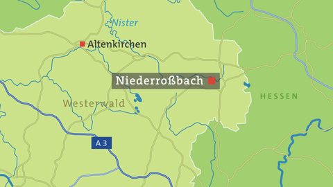Karte von Niederroßbach