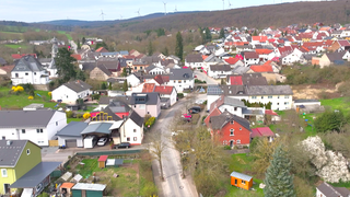 Die Stromberger Straße in Seibersbach