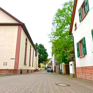Die Menno-Simons-Straße in Ilbersheim