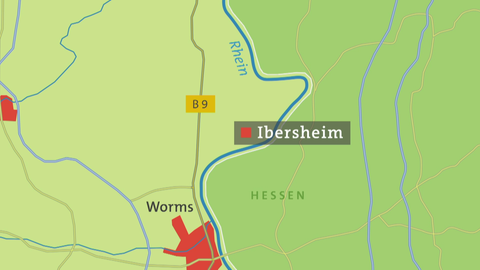 Karte von Ibersheim
