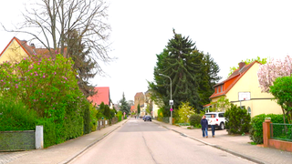 Die Kleinkarlbacherstraße in Kirchheim an der Weinstraße