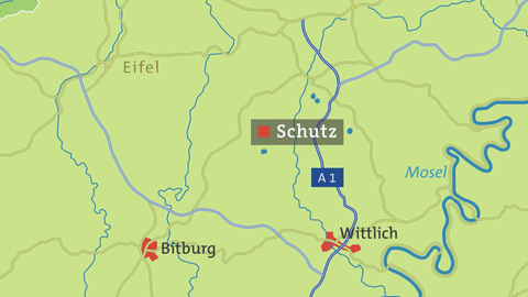 Die Karte von Schutz