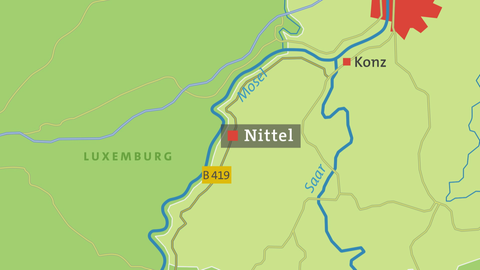 Karte von Nittel