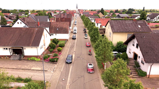 Die Waldstraße in Ottersheim