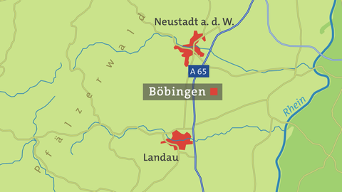 Karte von Böbingen