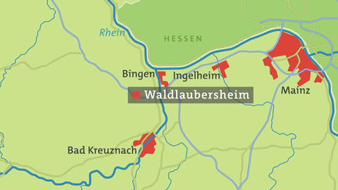 Karte von Waldlaubersheim
