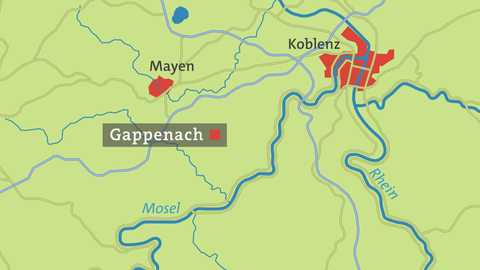 Karte von Gappenach