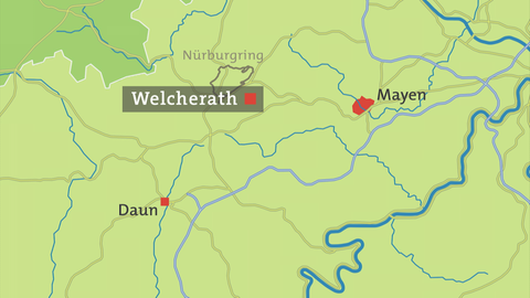 Karte von Welcherath