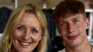Mutter und ihr Sohn