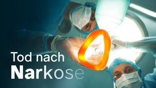 Zwei Ärzte legen eine Narkosemaske an