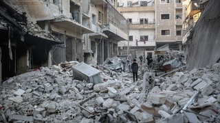 zertrümmerte Häuser in Syrien
