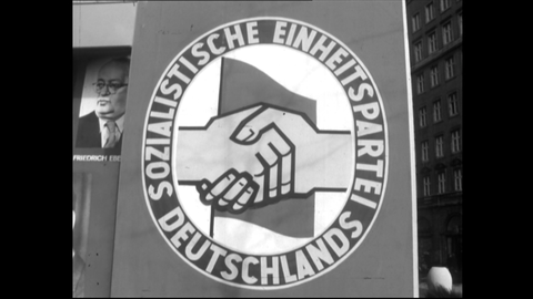 Flagge der Sozialistischen Einheitspartei Deutschlands