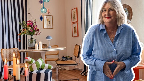 Mit wenig Geld hat Rita ihre Wohnung an die Bedürfnisse ihrer Angsstörungen und Depressionen angepasst.