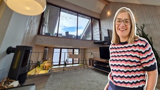 Architektin Tanja hat sich mitten in der Erfurter Altstadt ein Split-Level-Haus auf 10 Etagen geschaffen.
