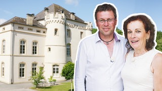 Denise und Francy Weyrich wohnen im Schloss Kewenig in der Südeifel.