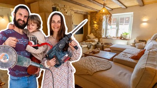 Mit Mitte 20 haben Mandy und Marius ein altes Bauernhaus gekauft – seitdem sanieren sie es komplett selbst