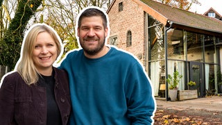 Simone und Oliver haben einen alten Pferdestall zu ihrem Traumhaus umgebaut.