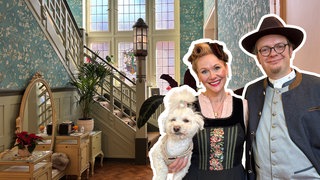 Ines und Sebastian haben eine alte Villa in ein kreatives Zuhause verwandelt.