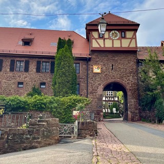 Aussenansicht von der Jugendherberge Dilsberg