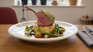 Die fertige Lammkrone